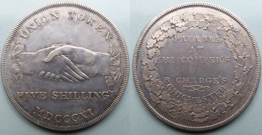 Chichester, H Comper and B Charge 1811 crown